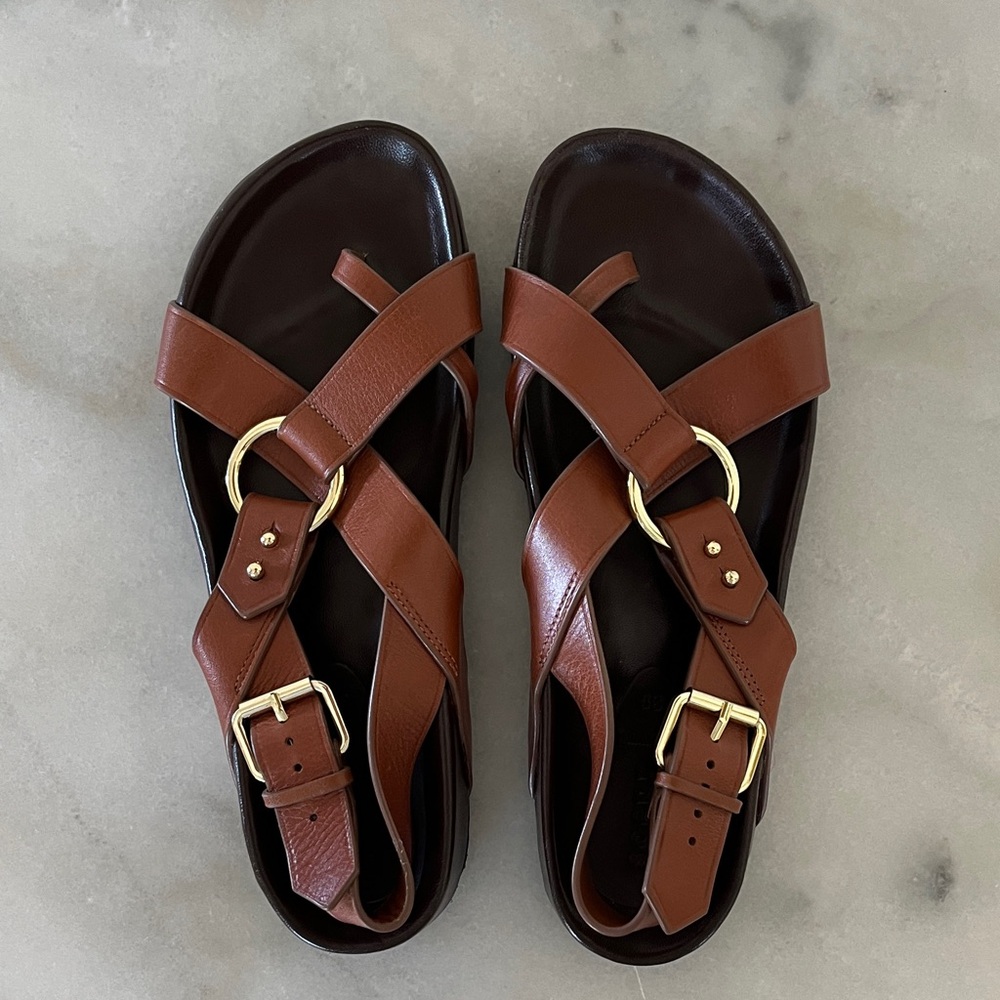 Soeur Mexico Sandals in Cognac